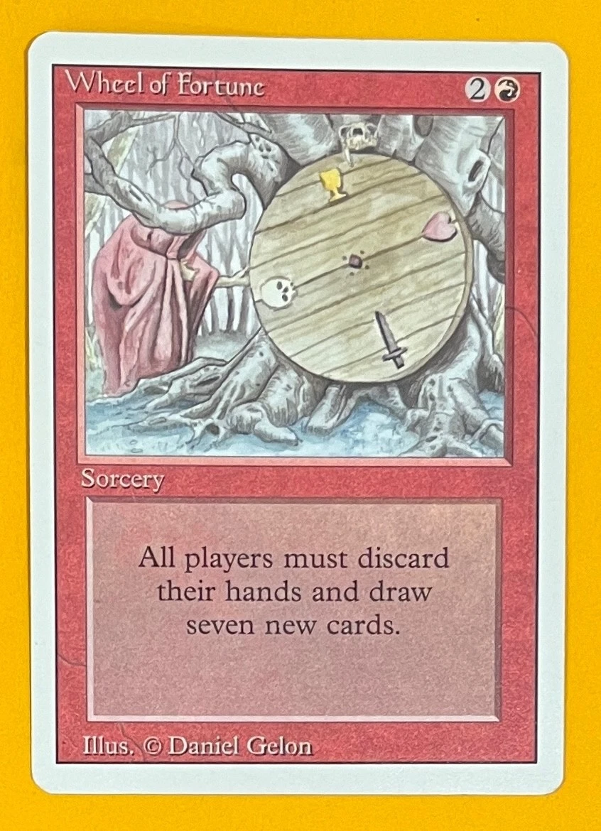 Wheel Of Fortune In Individual Magic: The Gathering Cards for sale