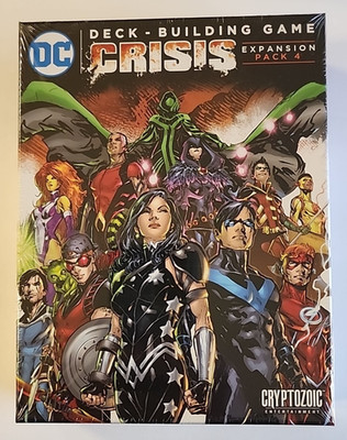 DC Deck Building Crisis Expansion Pack 4 Cryptozoic New and Sealed NIB