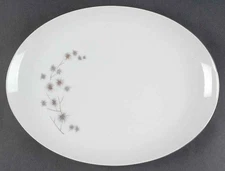 Creative Platinum Star Burst Oval Serving Platter 90363