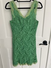 BHLDN McGinn Green Lace Dress V neck 2
