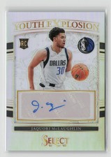2021-22 Panini Select JAQUORI McLAUGHLIN RC Auto Silver Prizm Youth Explosion 