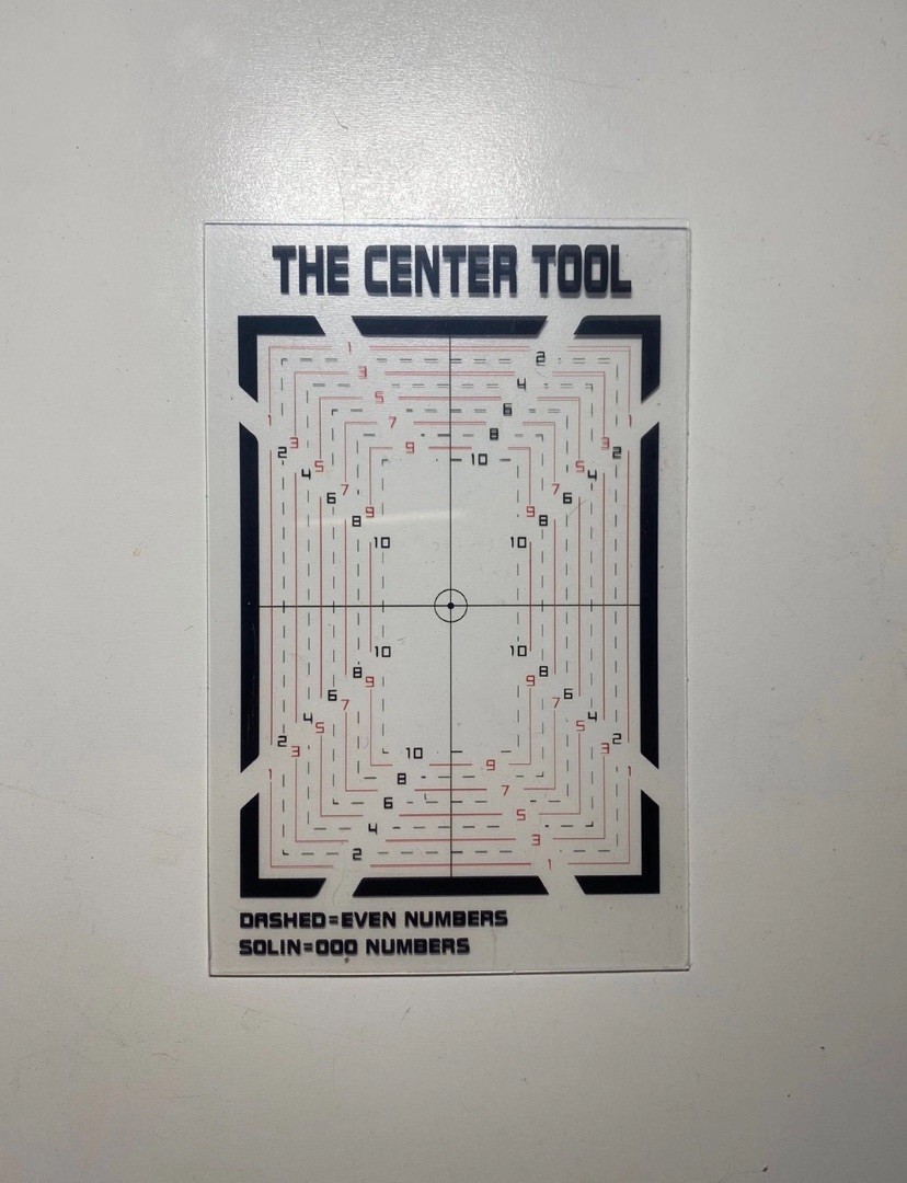 TCG Card Grading Centering Tool Pokémon, Sports, Disney, YuGiOh PSA Center Grade