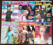 Lot of Six Barbie Bazaar Magazines 2002 Complete Yr 6 VERY GOOD Condition