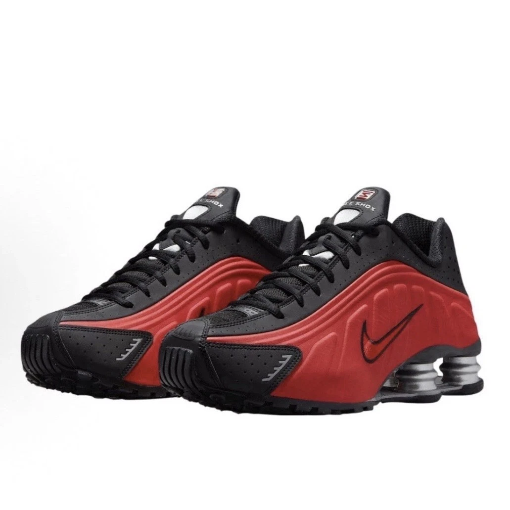 Nike Shox R4 Gym Red Metallic Silver for Sale | Authenticity