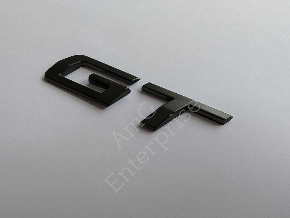 Insignia de ala trasera o lateral gris satinado oscuro GT para Peugeot 208 308 408 508 e208 e308 Foto 2 de 3