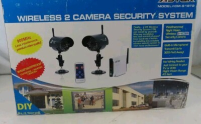 Set of 2 Astak Wireless 2 Camera Security System