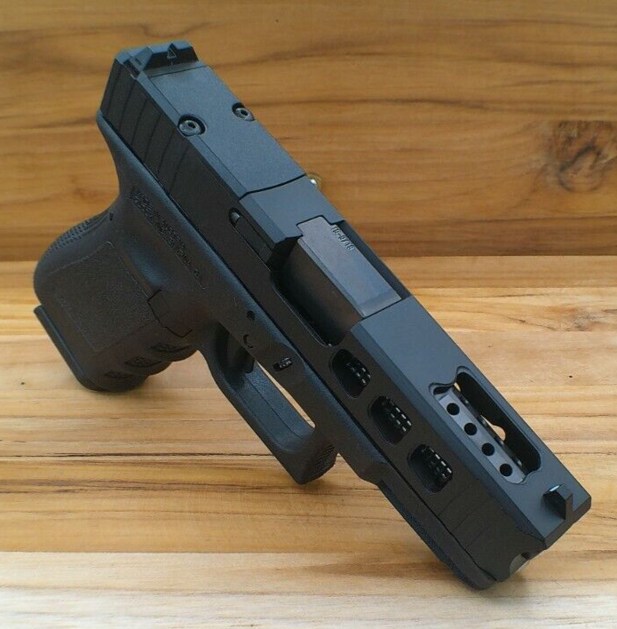 Complete RMR Slide For Glock 19 Gen 3 With Ported Barrel - Black, 9mm