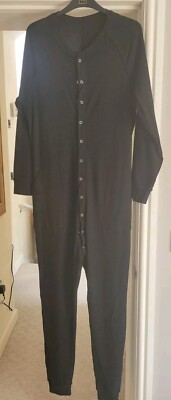 Mens Unionsuit Longjohns One Piece Underwear