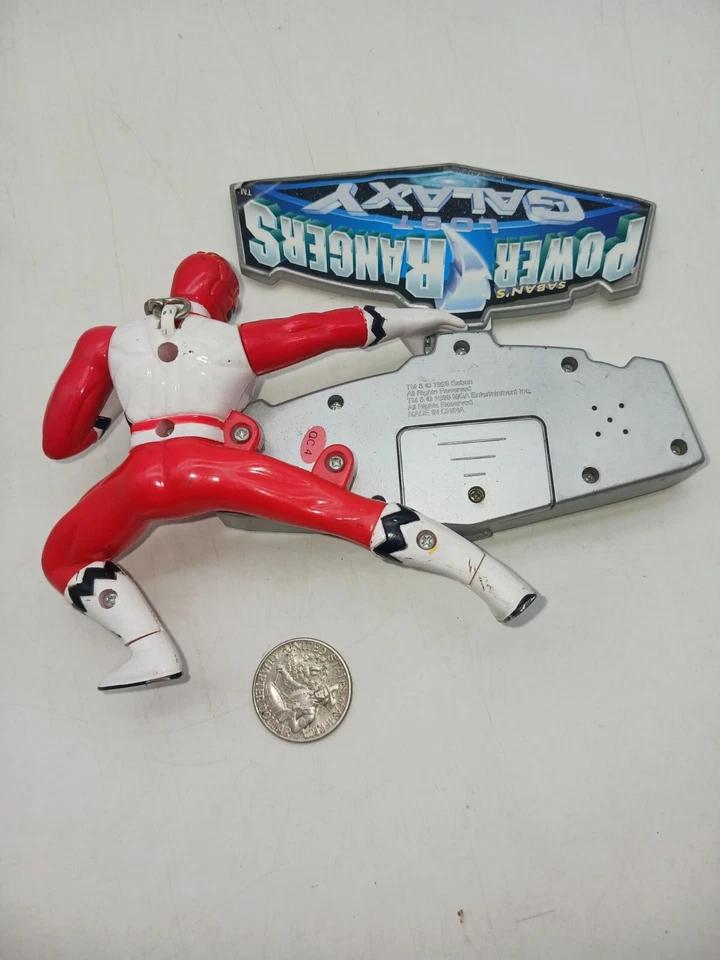 Llavero de colección Power Rangers Lost Galaxy LCD portátil videojuego MMPR Foto 3 de 3