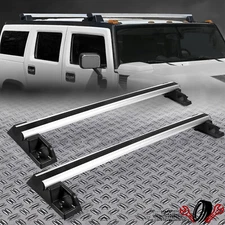 2Pcs Roof Rack Cross Bars 220 Lbs Luggage Carrier Silver For Hummer H2 2003-2009