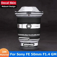 For Sony FE 50mm F1.4 GM Decal Skin Vinyl Wrap Film Camera Lens Sticker 50 F/1.4