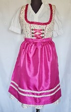 DRESS VINTAGE WALDSCHUTZ TRACHTEN TYROL OKTOBERFEST DIRNDL WOMENS US 12 EU 40