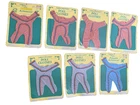 Vtg. 1986 Cabbage Patch Kids Doll Clothes Actionwear Lot of 7 Peach,Blue NOS