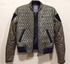 G-star Raw Women’s Olive Green Army Quilted Bomber Coat Jacket Size S