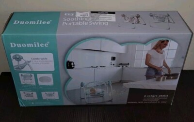 Yadala Baby Swing, Foldable Baby Swing for Infants with Adaptable
