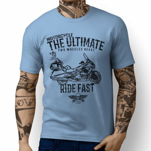 T-shirt ventilateur moto JL Ultimate Illustration pour Honda Gold Wing GL1800 - Photo 1/24