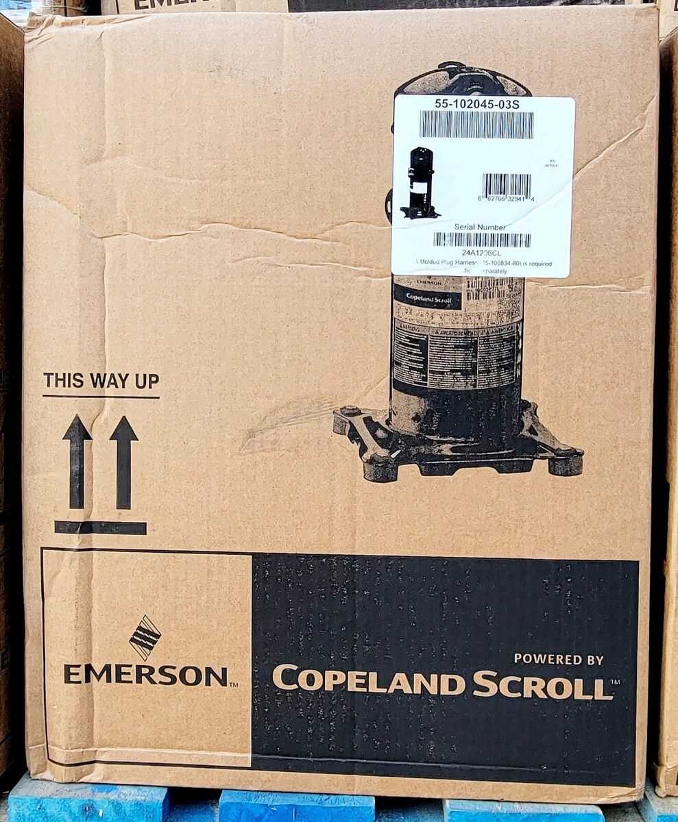 Copeland 55-102045-03S - ZP31K5E-PFV-7M2 - Scroll Compressor 208