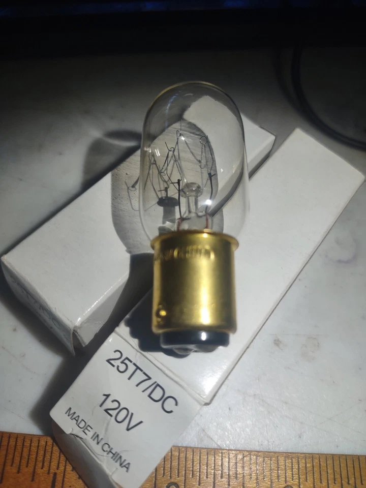 Bulbrite 25T7/DC 25 Watt Dual Contact Bayonette Base Clear 120v Quan 2 - Image 4 of 4