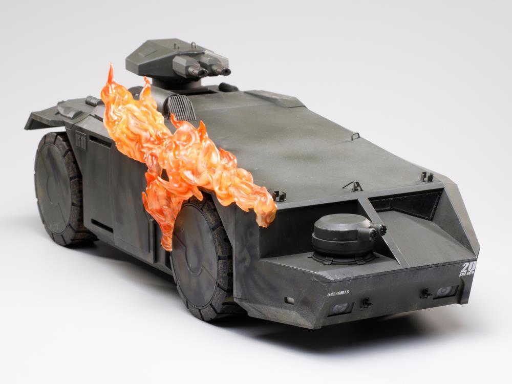 特撮 ALIENS ARMOR PERSONNEL CARRIER HIYA ALIENS BURNING ARMORED PERSONNEL CARRIER PX EXCLUSIVE 1/18