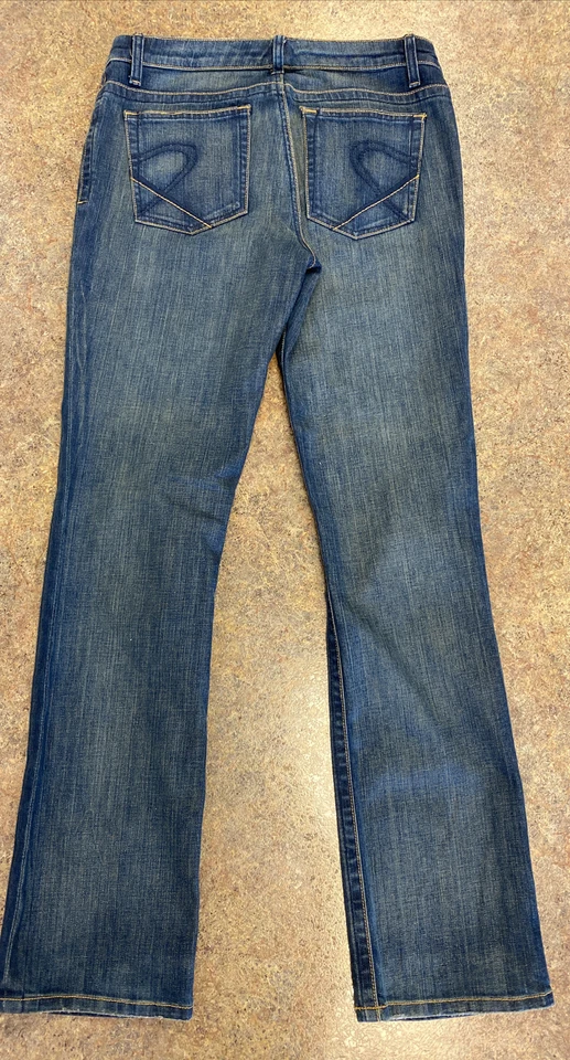 Jeans jeans stretch feminino Pure Color lavagem média algodão tamanho 31 - Imagem 2 de 4