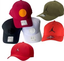 Nike Jordan Rise Structured Cap or Jordan Classic 99 Woven Flex-Fit Hat Jumpman