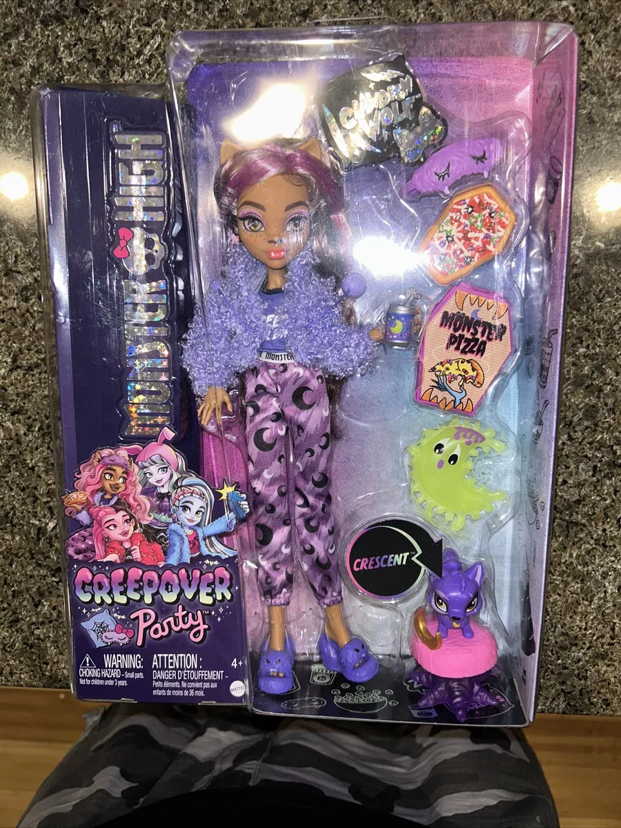 Boneca Monster High Creepover Clawdeen Wolf Mattel em Promoção na