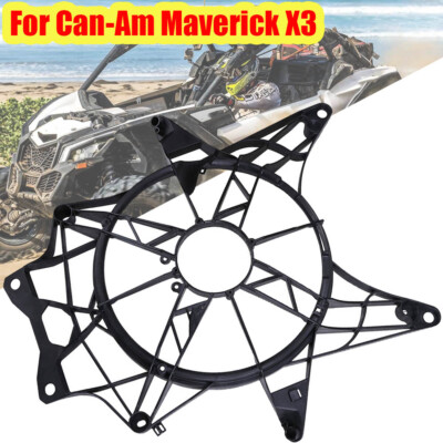 Cooling Radiator Fan Cover Fit For Can-Am Maverick X3 & X3 MAX R / RR 2017-2024