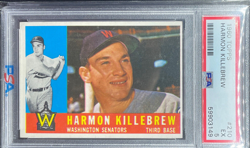 1960 Topps - #210 Harmon Killebrew PSA 5