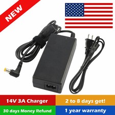 AC Adapter For Samsung 24" T24C550ND LED HD TV Monitor Power Supply Cord Charger