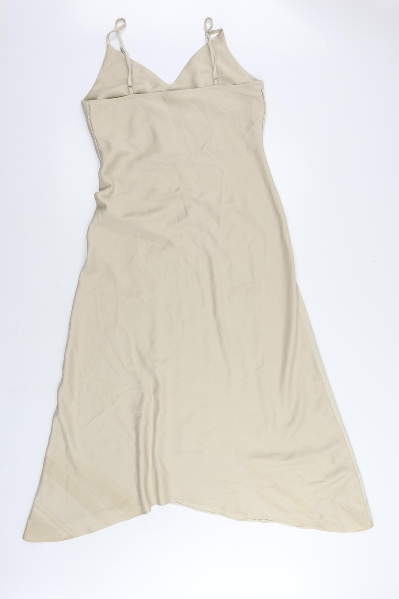 beige colour dress material Silk Robe French Beige