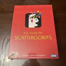 The Game Of Scattergories New Board Game Sealed 1988 Milton Bradley USA 4917 NIB