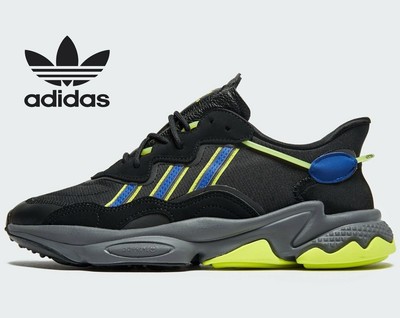 â« Genuine Adidas Originals OZWEEGO Â® ( Men Sizes UK: 7 - 12 ) Black / Yellow | eBay