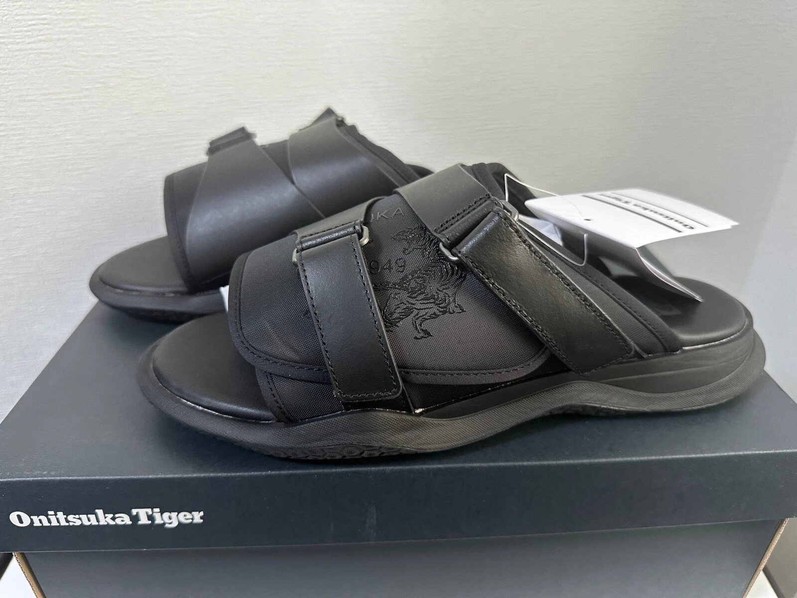 ASICS Onitsuka Tiger Unisex OHBORI SLIDER 2.0 1183C332 001 NERO NERO Scarpe unisex
