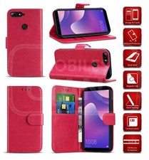 Cover In Ecopelle Per Huawei Ascend G7 - Flip-Case Verde Con 2 Pellicole Protettive - 3