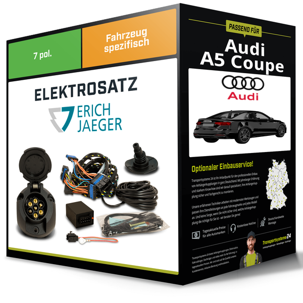 Elektrosatz 7-Pol Spezifisch für Audi A5 Coupe 06.2016-Jetzt NEU-image