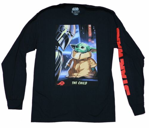 Star Wars The Mandalorian Mens Long Sleeve T-Shirt - Child Card 