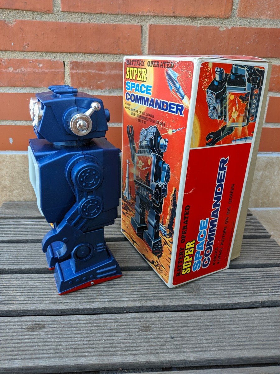S・Fシリーズ ATTACK HAWK space toys 駄玩具パチ当時物 NEW OLD STOCK MINT SUPER SPACE COMMANDER ROBOT TIN BLECH