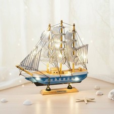 Mediterranean Design Ship Decor Gift Box Packaging Sailing Ship Ornament