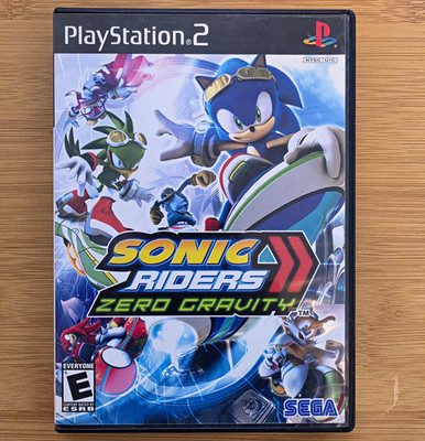 SEGA Sonic Riders: Zero Gravity W/O  Manual Sony PlayStation 2 PS2 E NTSC-U/C