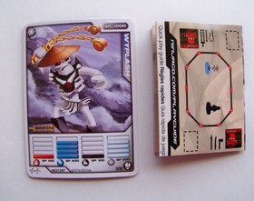 Lego Ninjago  Minifigure , Cards & Instructions  from set 2175 Wyplash
