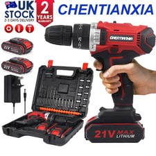 21V Cordless Hand Drill Combi Hammer Impact Drill Driver Electric Screwdriver 2