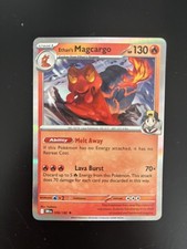 Pokemon Destined Rivals Ethan's Magcargo Holo Card 36/182 (MINT)