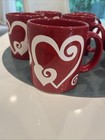 Waechtersbach Mug Set Of 7 Red White Hearts Germany — photo 2