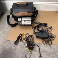 Sony Handycam CCD-TRV43 Hi-8 Analog Camcorder , Bag , Charger TESTED  WORKS