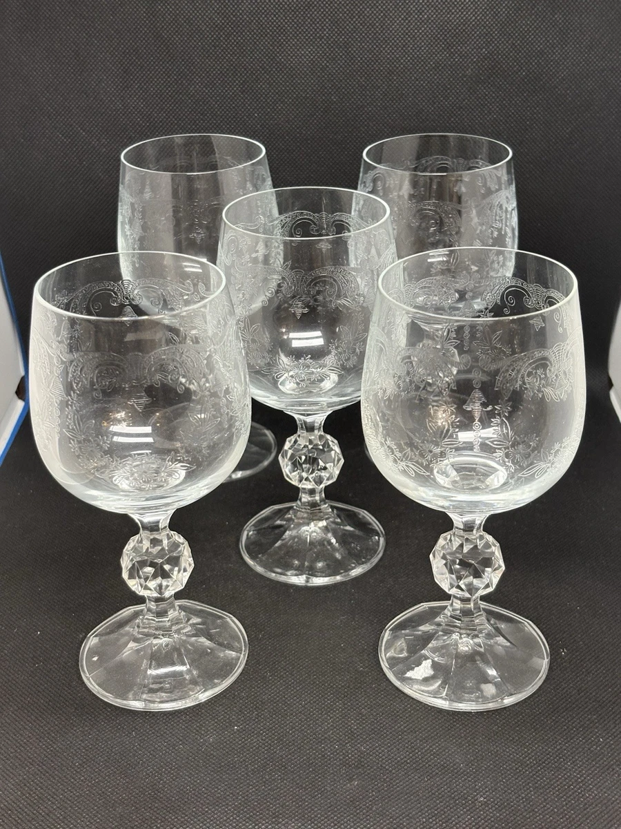 Crystal Etched Goblets for sale | eBay