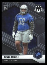 2021 Panini Mosaic #370 Penei Sewell Rookie Football Card