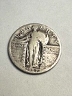 1927 Standing Liberty 90% Silver Quarter