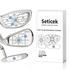 Left Hand Golf Impact Tape 150 Pc  -Teaching Sweet Spot and Consistency Analy...