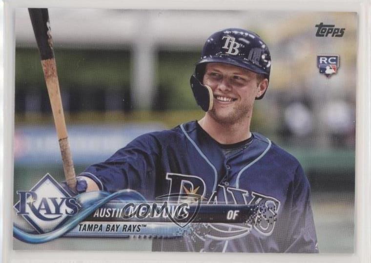 2018 Topps Update Image Variation SP (Smiling Blue Jersey) Austin Meadows 2yq