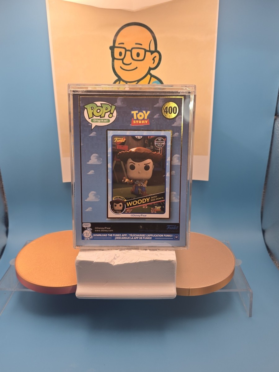 FUNKO POP! DIGITAL NFT TOY STORY #400 WOODY WITH RED PENCIL